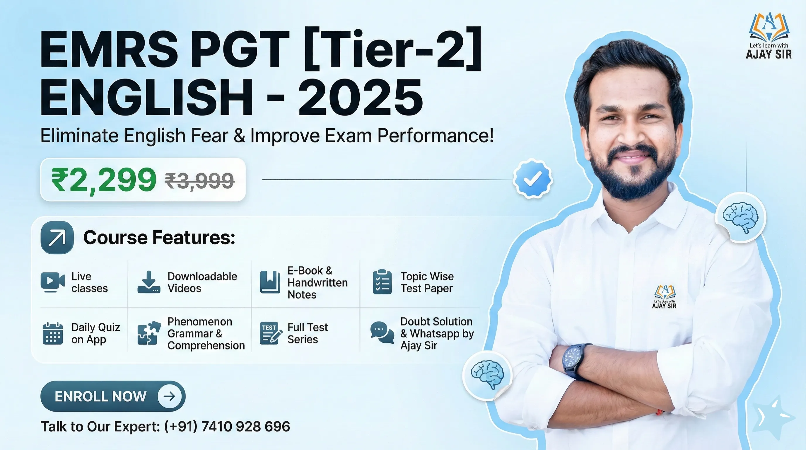 EMRS PGT [Tier-2] ENGLISH - 2025
