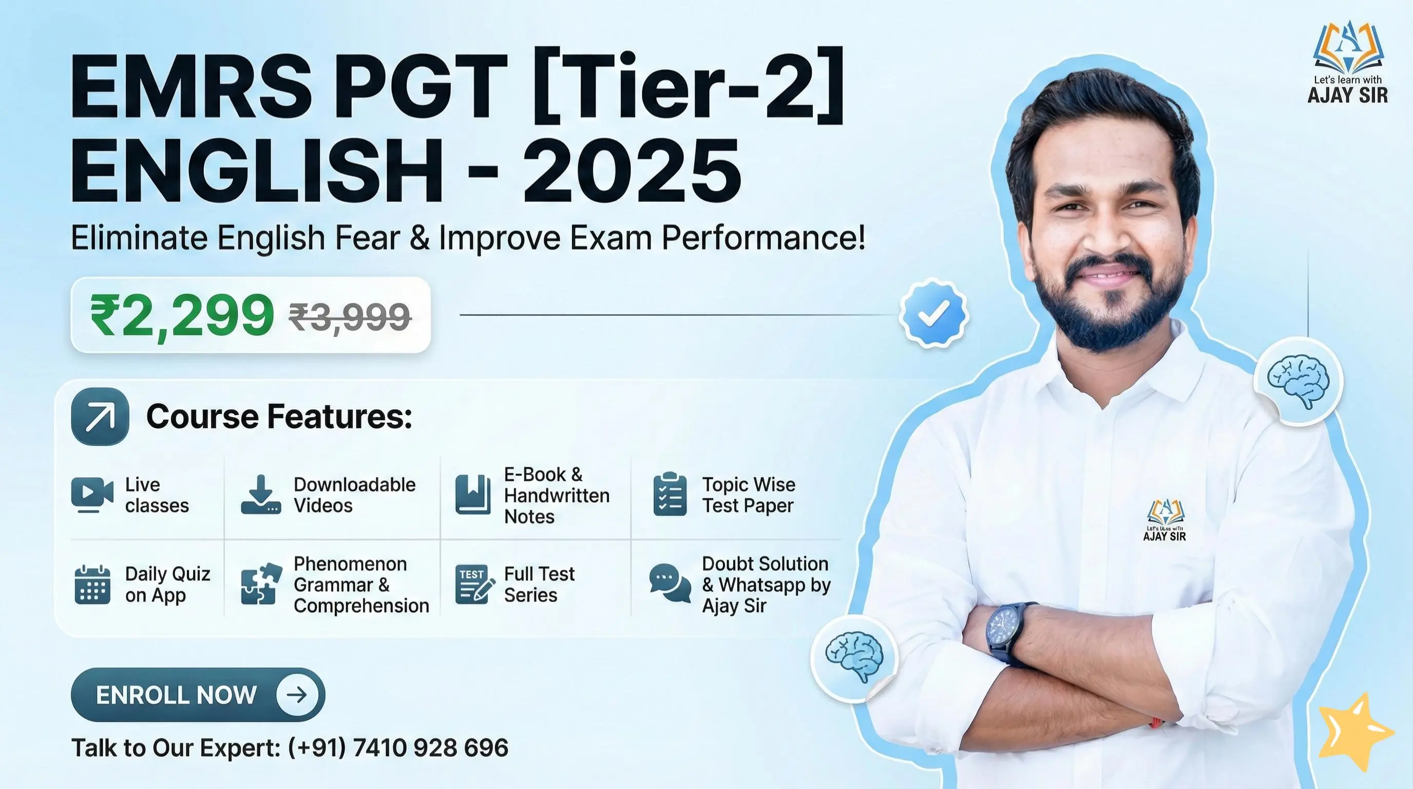 EMRS PGT [Tier-2] ENGLISH - 2025
