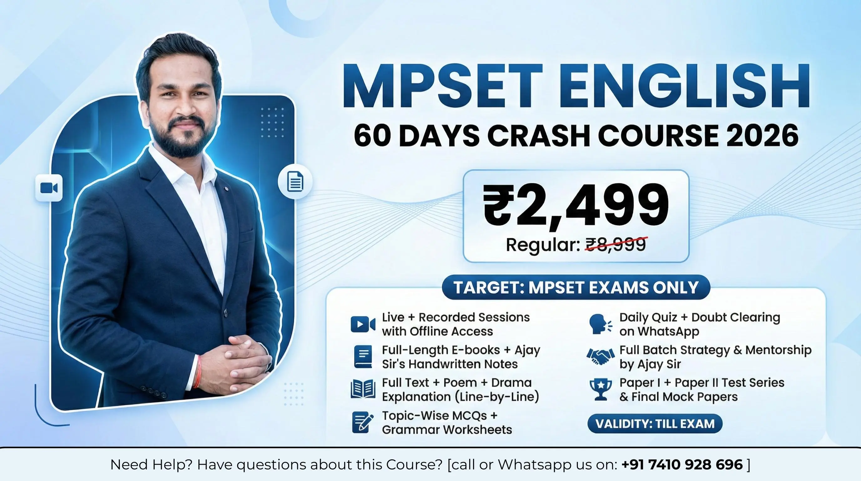 MPSET ENGLISH 60 DAYS CRASH COURSE 2026