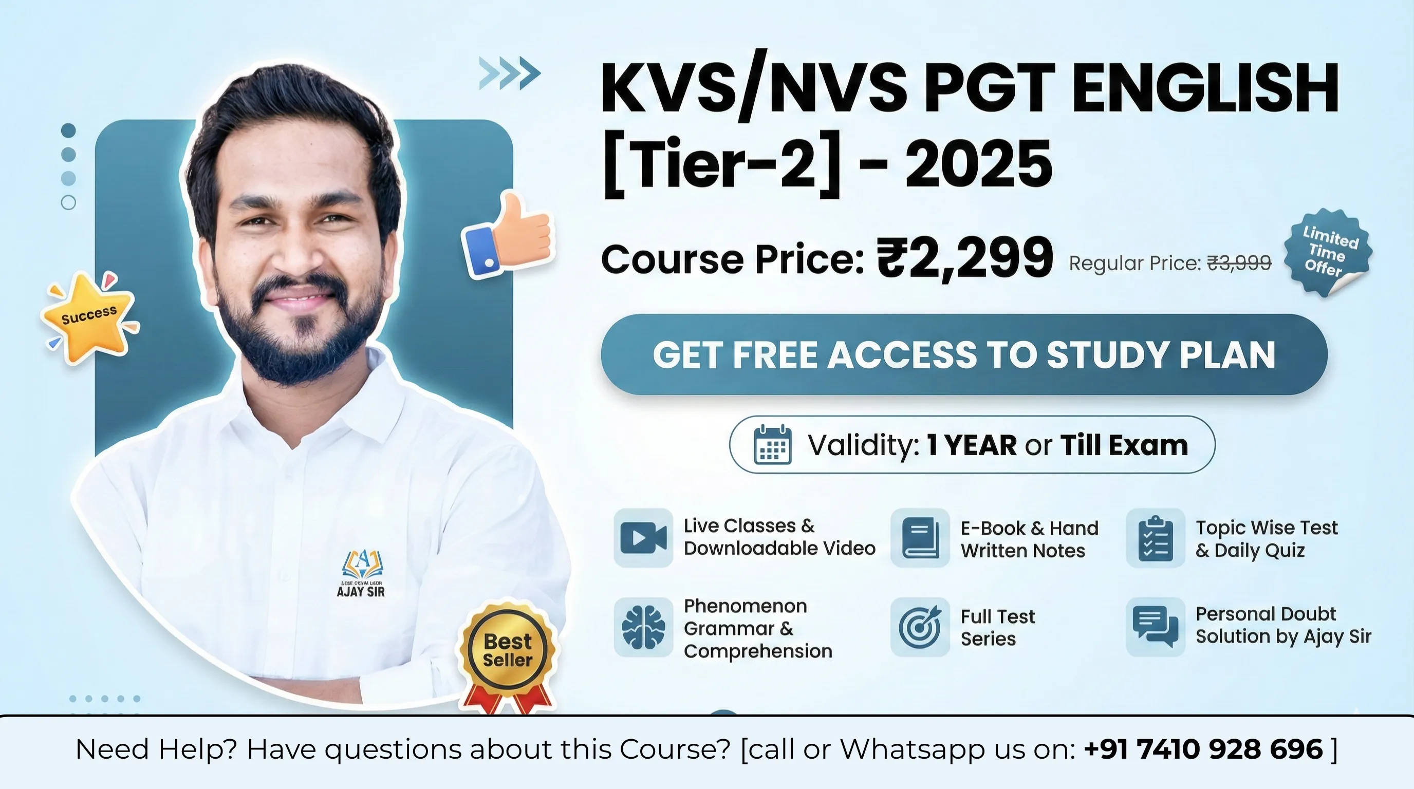 KVS/NVS PGT ENGLISH [Tier-2] - 2025